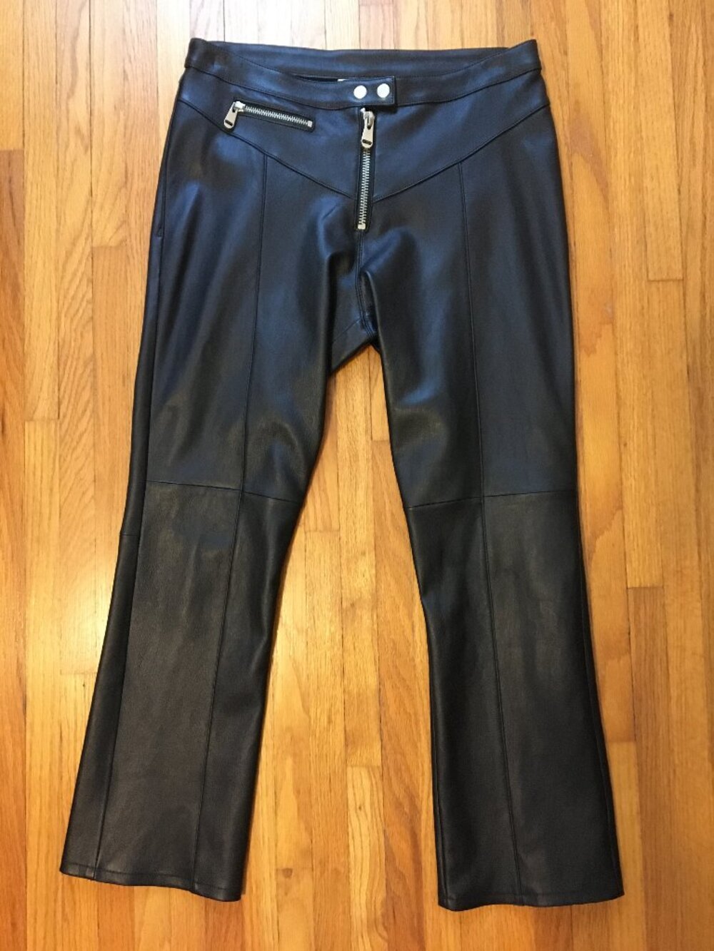 Cinq a Sept Cropped Leather pants